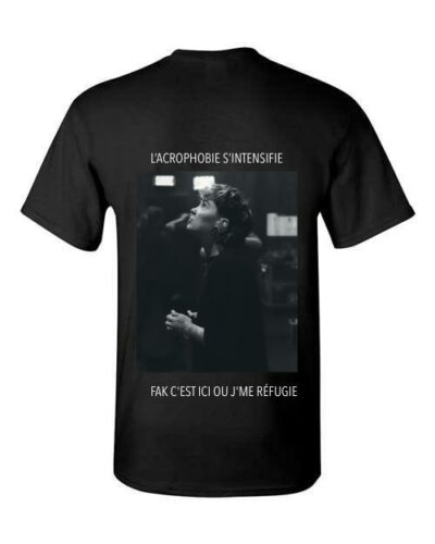 T-Shirt Noir Acrophobie
