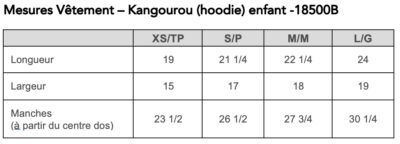 Kangourou (hoodie) Enfant Roxane Submergé - Image 3