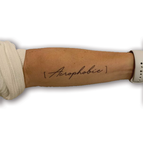 Tatouage Acrophobie