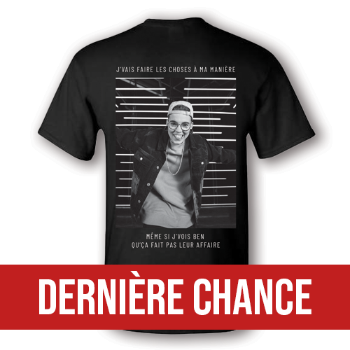 T-Shirt Noir À Ma Manière