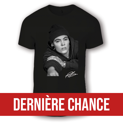 T-Shirt Noir Blanc des yeux