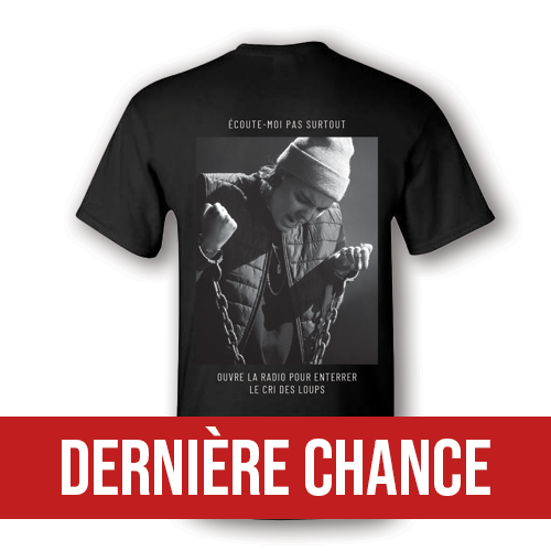 T-Shirt Noir Cri Des Loups